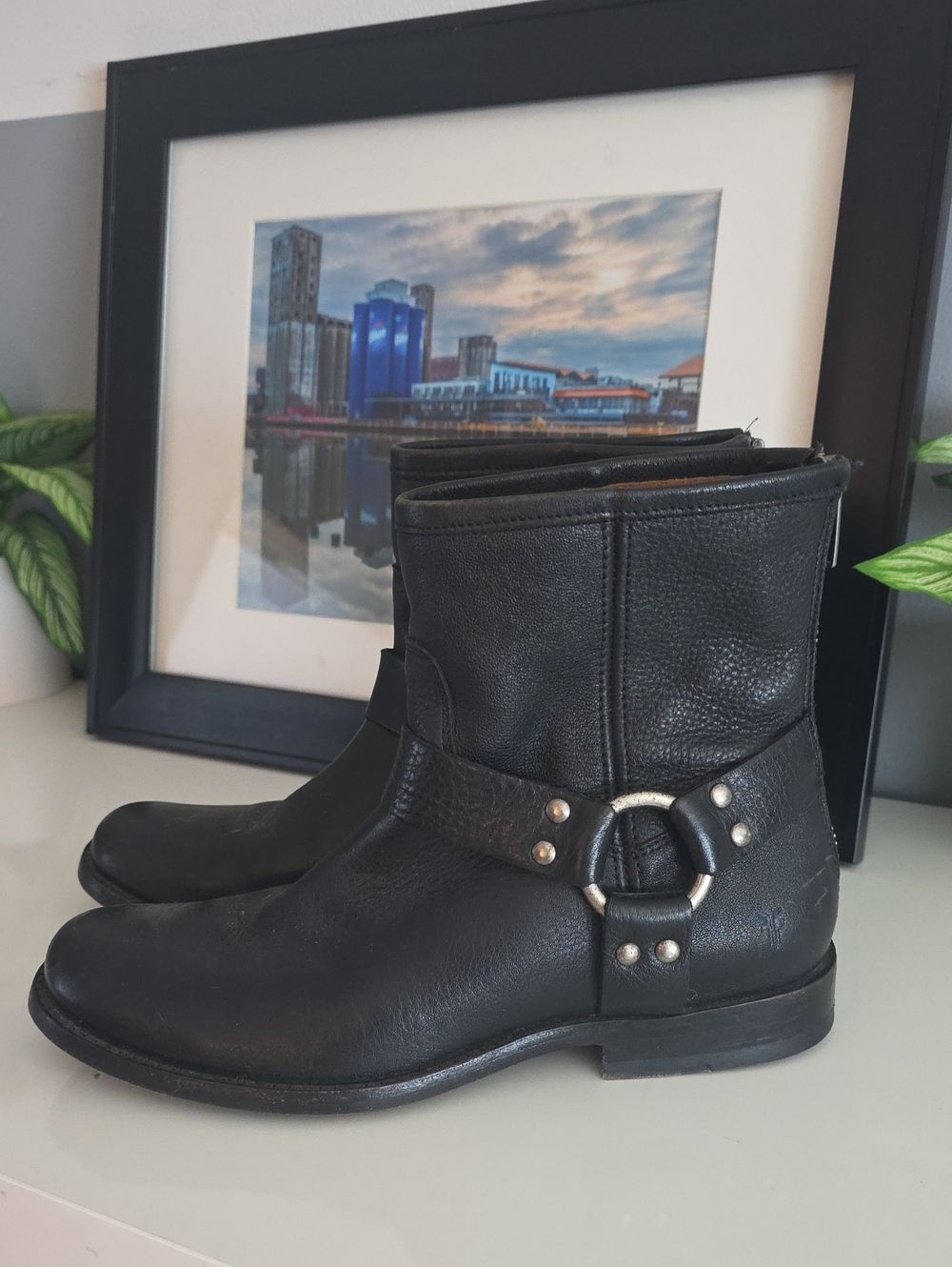 Frye Phillip Harness Booties